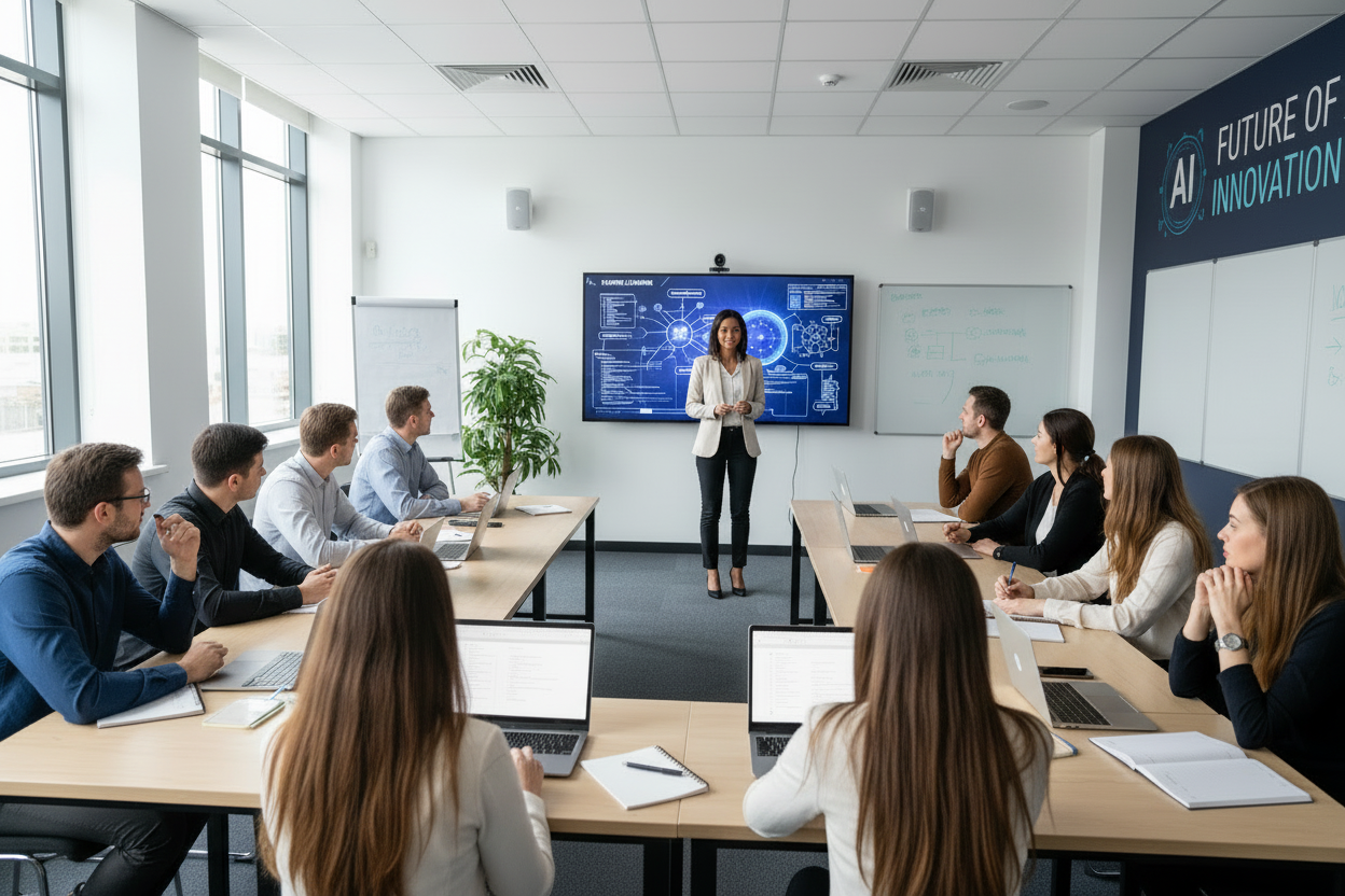 Make the Woman beautiful and more woman students with men and of different race and age